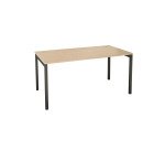 Bureau droit Squadra piètement métal 40 x 40 mm