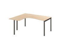 Bureau compact Squadra piètement métal