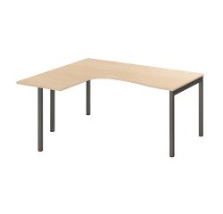 Bureau compact Squadra piètement métal