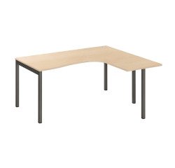 Bureau compact Squadra piètement métal