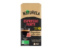 Capsules de café Naturela Signature Espresso forte - Intensité 8 - Boîte de 60