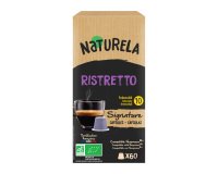 Capsules de café Naturela Signature Ristretto - Intensité 10 - Boîte de 60