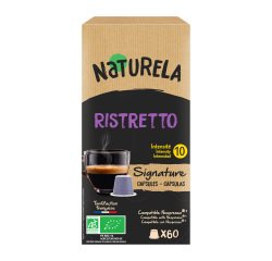 Capsules de café Naturela Signature RHD Ristretto 10 - Boîte de 60