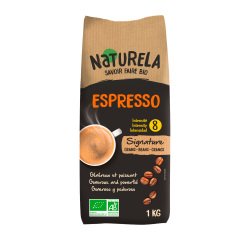 Naturela Signature GR RHD Whole Bean Espresso Coffee - 1 kg Package