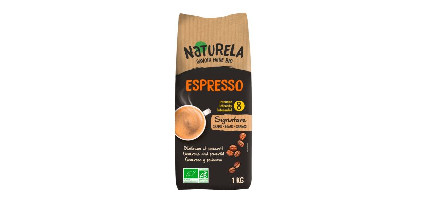 Naturela Signature GR RHD Whole Bean Espresso Coffee - 1 kg Package