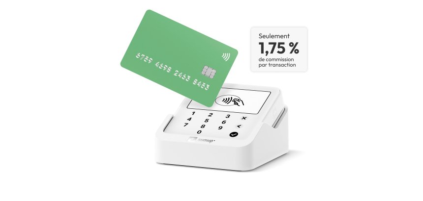 SUMUP Solo Lite lecteur de cartes à puce WiFi + station de charge