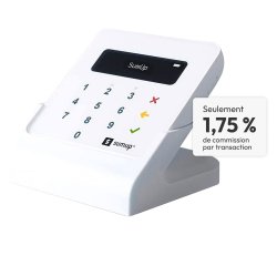 SumUp Air - Kit lecteur cartes à puce + station de recharge