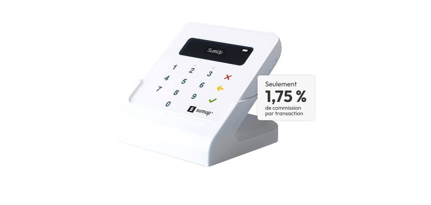 SumUp Air - Kit lecteur cartes à puce + station de recharge