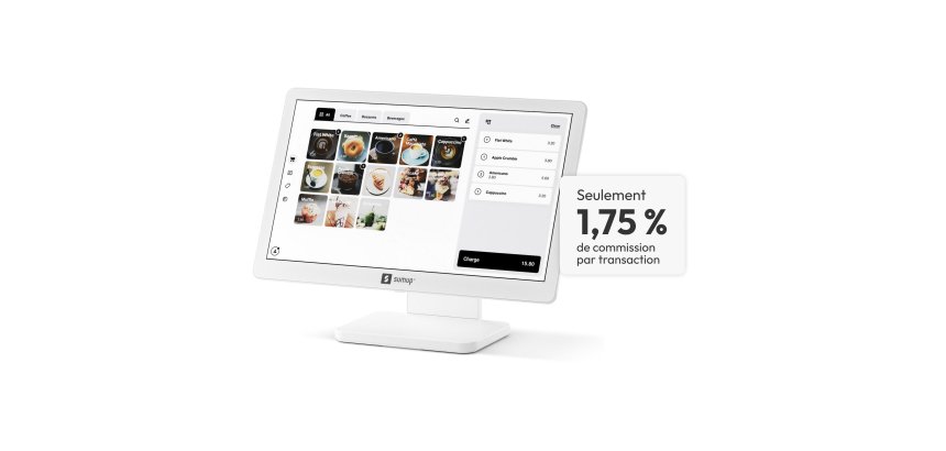 SUMUP Caisse enregistreuse POS Lite + lecteur de cartes à puce Solo - Ecran tactile