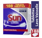 Capsules lave-vaiselle Sun Professionnel Optmimum All in one - Boite de 208