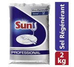 Produit lave-vaisselle sel régénérant Sun - Sac de 2 kg