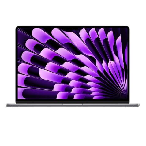 MacBook Air 15 : Chip Apple M3 con CPU 8-core e GPU 10-core  8GB  256GB SSD - Grigio siderale