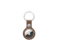 Apple MT2L3ZM/A funda protectora con llavero para localizador o rastreador GPS, marrón topo