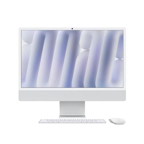 iMac 24  con display Retina 4 5K: Chip Apple M4 con CPU 8-core e GPU 8-core  16GB  256GB SSD - Argento