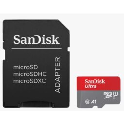 SANDISK ULTRA MICROSDXC 256GB + SD ADAPTER 150MB/S  A1 CLASS 10 UHS-I