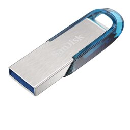 SanDisk Ultra Flair 32GB  USB 3.0  150MB/s read - Tropical Blue