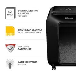 Powershred  LX85 Distruggidocumenti frammento 12 fogli