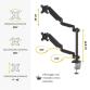 BRACCIO MONITOR DOPPIO VERTICALE PLATINUM SERIES