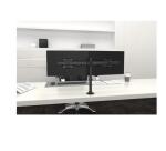 Braccio doppio monitor crossbar Focus - Nero