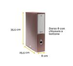 Scatola progetto Holos D8 marrone in plastica riciclata