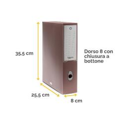 Scatola progetto Holos D8 marrone in plastica riciclata