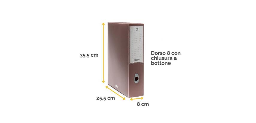 Scatola progetto Holos D8 marrone in plastica riciclata