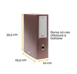 Scatola progetto Holos D10 marrone in plastica riciclata