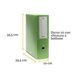 Scatola progetto Holos D10 verde in plastica riciclata