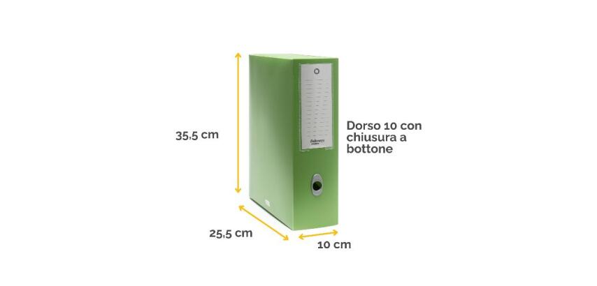 Scatola progetto Holos D10 verde in plastica riciclata