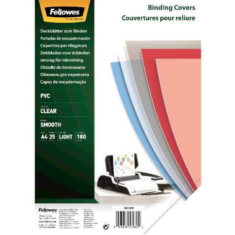 COPERTINE TRASPARENTI IN PVC - 180 MICRON A4