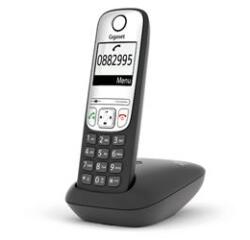 Gigaset A690 Duo Teléfono analógico con bloqueo de llamadas Negro, Plata