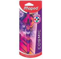 PENNA 4 COLORI TWIN TIP COSMIC TEENS - PINK IN BLISTER