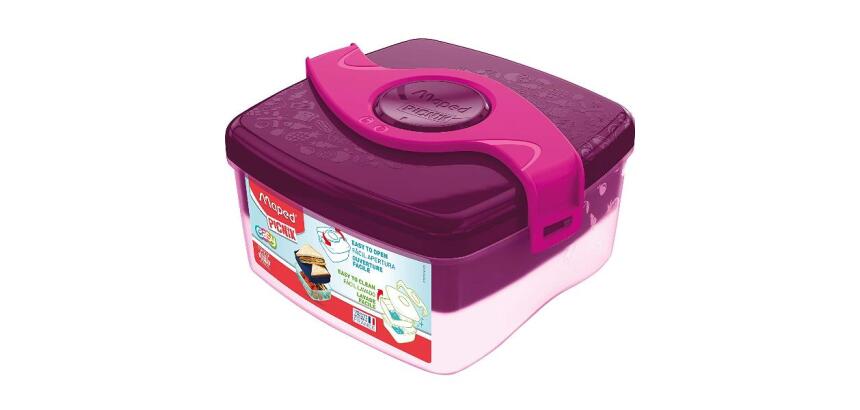 LUNCH BOX scomparti Origins rosa -1 4LT 150X80mm