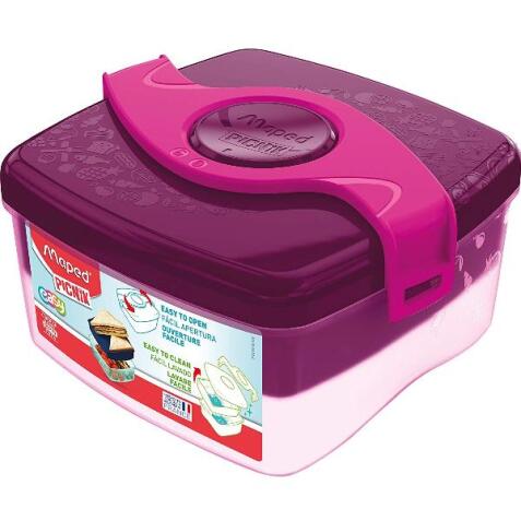 LUNCH BOX scomparti Origins rosa -1 4LT 150X80mm