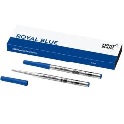 MONTBLANC 124492 2 REFILL PER PENNA A SFERA (F) ROYAL BLUE (BLU). PER TUTTE LE PENNE A SFERA MONTBLANC TRANNE MEISTERST CK HOMMAGE À W.A.