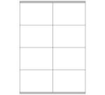 Etichette bianche con margini - Laser/Inkjet/Copiatrici - 105x72 - 100 ff