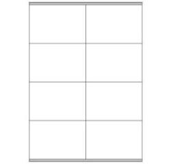 Etichette bianche con margini - Laser/Inkjet/Copiatrici - 105x72 - 100 ff