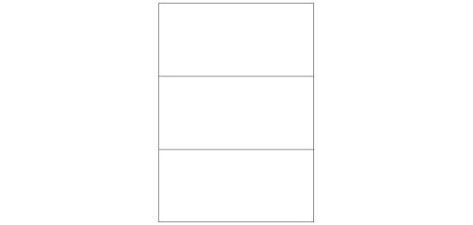 Etichette bianche senza margini - Laser/Inkjet/Copiatrici - 210x99 - 100 ff