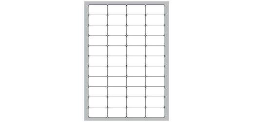 Etichette bianche angoli arrotondati - Laser/Inkjet/Copiatrici - 47,5x25,5 - 100 ff