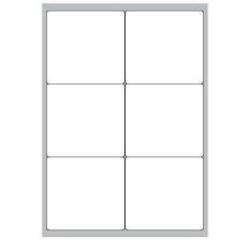 Etichette bianche angoli arrotondati - Laser/Inkjet/Copiatrici - 99x93 - 100 ff