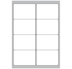 Etichette bianche angoli arrotondati - Laser/Inkjet/Copiatrici - 99 1x67 7 - 100 ff