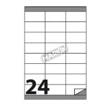 Markin C549 self-adhesive label Rectangle Permanent White 2400 pc(s)
