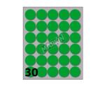 CONF 10 BUSTE ETICH 7 VERDE  DIAM22