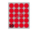 CONF10 BUSTE ETICH 8 ROSSE  DIAM27