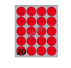 CONF10 BUSTE ETICH 8 ROSSE  DIAM27
