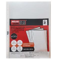 CF50 BUSTE FORATURA UNIVERSALE LISCE 60 MICRON 22X30 CM