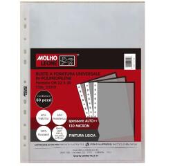 CF50 BUSTE FORATURA UNIVERSALE LISCE 130 MICRON 22X30 CM