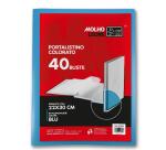Portalistino 40 buste azzurro (conf. 12)