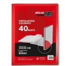 Portalistino 40 buste rosso (conf. 12)