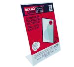 CORNICE A L IN PLEXIGLASS DA TAVOLO CM 21 X 30 (VERTICALE)